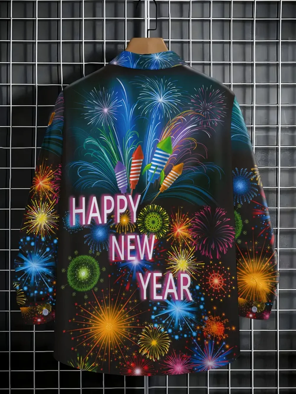 Christmas Santa Claus Casual Men's Button up Shirt Long Sleeve New Year Theme Shirt Collar Button 3D Print Thin Polyester Shirts