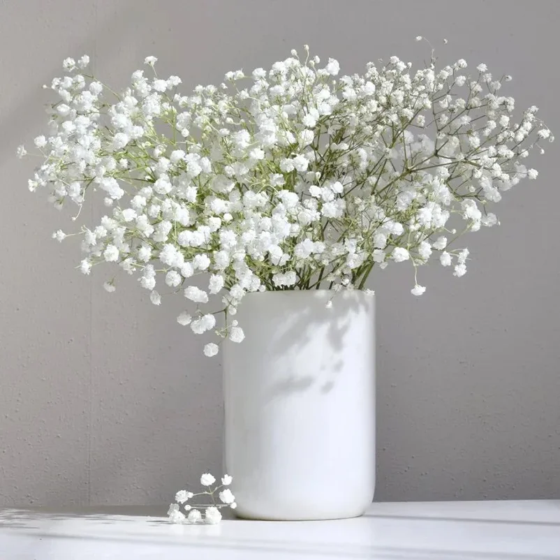 

Artificial Plastics Gypsophila Flower Outdoor Garden Party Courtyard Home Vases Table Wedding Bridal Bouquet DIY Gifts Accessory