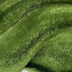 Silk Fabric Jacquard By The Meter for Dress Cheongsam Hanfu Diy Sewing Anti-wrinkle Flowers Silky Soft Drape Cloth Glossy Opaque