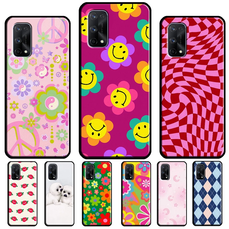 Peacr N Luv Flower Power Slumber Party For Realme 10 11 Pro Plus GT Neo 5 C55 C35 C33 C31 C30 C21Y OnePlus Nord CE 2 3 Lite Case