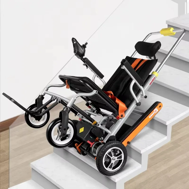 

Best-salling High Quality Sensitive Controller Folding Electric Aluminium Alloy Frame Electric Stair Climbing Chair