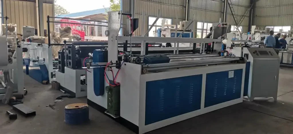 Fully Automatic Toilet Paper Rewinding Machine Production Line Toilet Tissue Paper Making Machine Slitting and Rewinding Machine