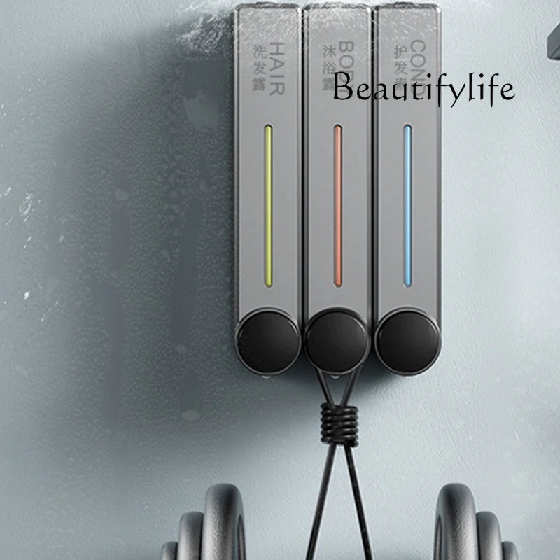 موزعات الصابون السائل شامبو الفندق دش الشمال الطبيعي الأسود السائل موزعات الصابون الفاخرة الذكية كيت Banheiro تركيبات المنزل