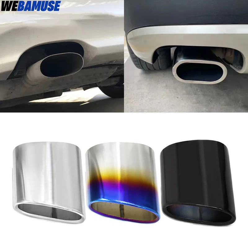 Auto Auspuff Endrohr Abdeckung Für BMW X3 F25 X4 F26 3er E90 E91 320i 320d 318d 318i E92 E93 Schalldämpfer Abgasanlage