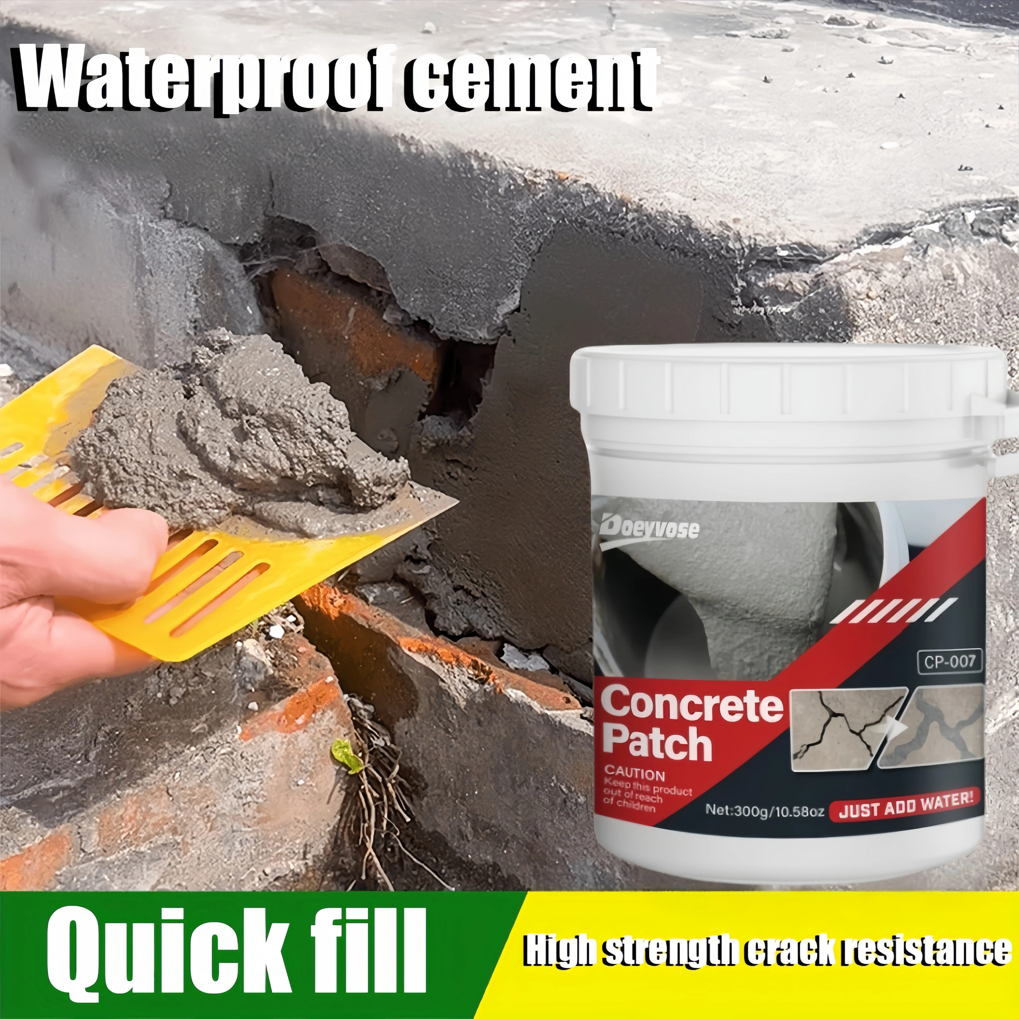 Gray Concrete  Repair Paste 100g/300g/500g Waterproof Crack Sealant