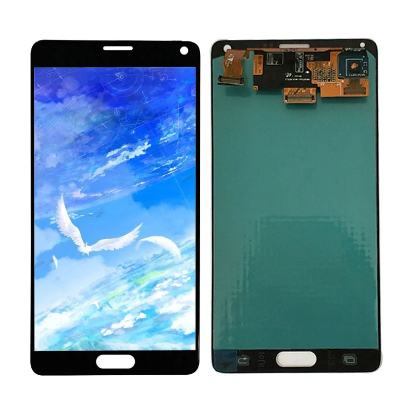 2/5 Pcs Lots Note4 Display For Samsung Galaxy Note 4 LCD N910 N910C N910A N910F LCD Display Touch Screen Digitizer