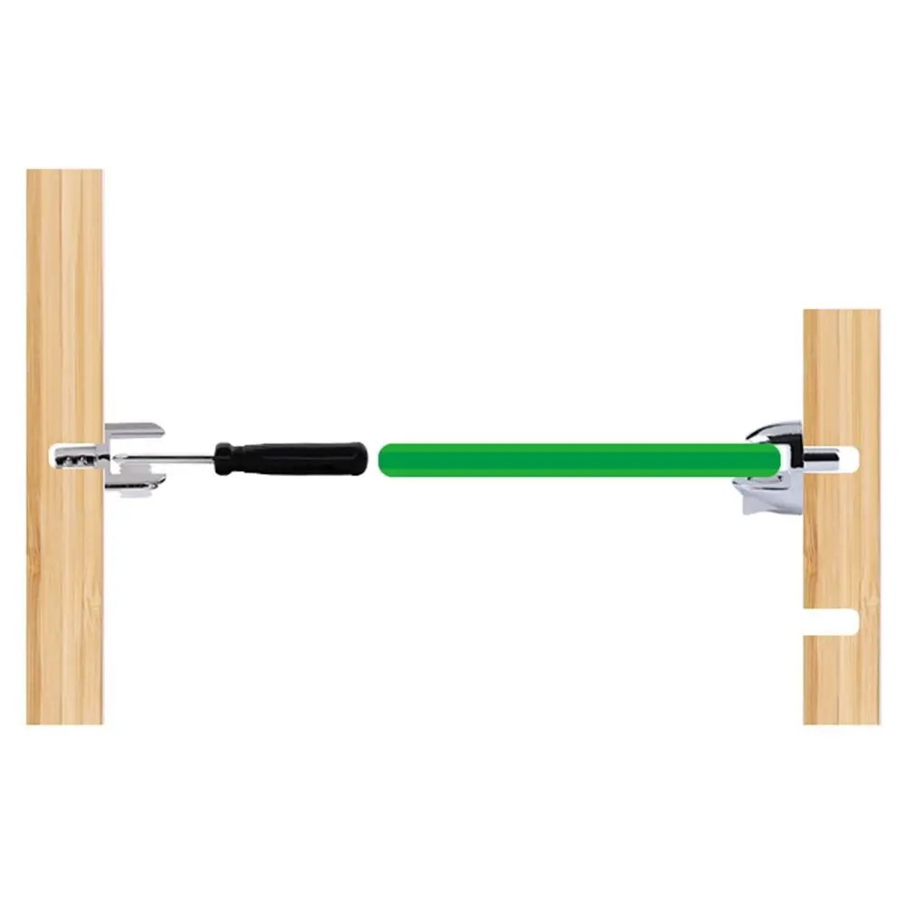 1Pc Durable Nickel Finish Furniture Hardware Shelf Holder Support Glass Clamp Panel Bracket Shelves Clips