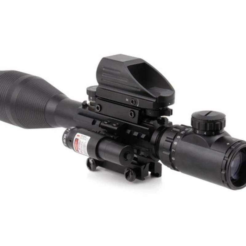 

Hot Selling Combo Reticle C4-16x50EG Tactical Rifle Scope with Holographic Red Dot Sight Compact