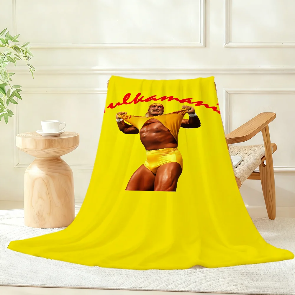 H-Hulk Anime H-Hogan-N Blanket Throw Super Cosy Plush Living Room Sofa Couch Childish Birthday Gifts