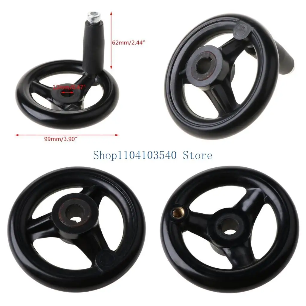 

02DC Маховик диаметром 3,9 дюйма с вращающейся ручкой для фрезерного станка