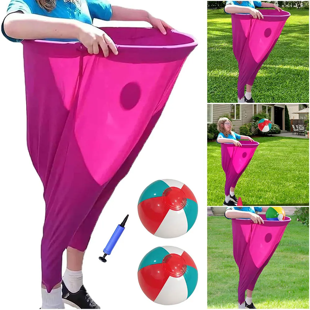 Breathable Comfort Granny Pants Yard Game Set Outdoor Lawn Games for Kids Adults Team Challenge Relay Race Obstacle Course Fun