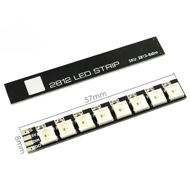 LED 2812 LED Strip, Size 57 * 8mm, Suitable for FPV LED Drone ARM Light BetaFLight INAV,