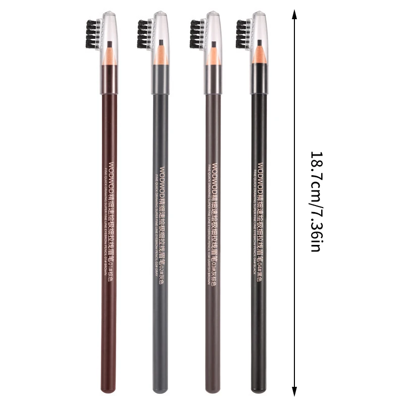 1 Pcs Waterproof Sweat-Proof Eyebrow Pencil Ultra-Thin  Eyebrow Pen For Women Beauty Cosmetic Eyebrow Pencil Cosmetics Tool