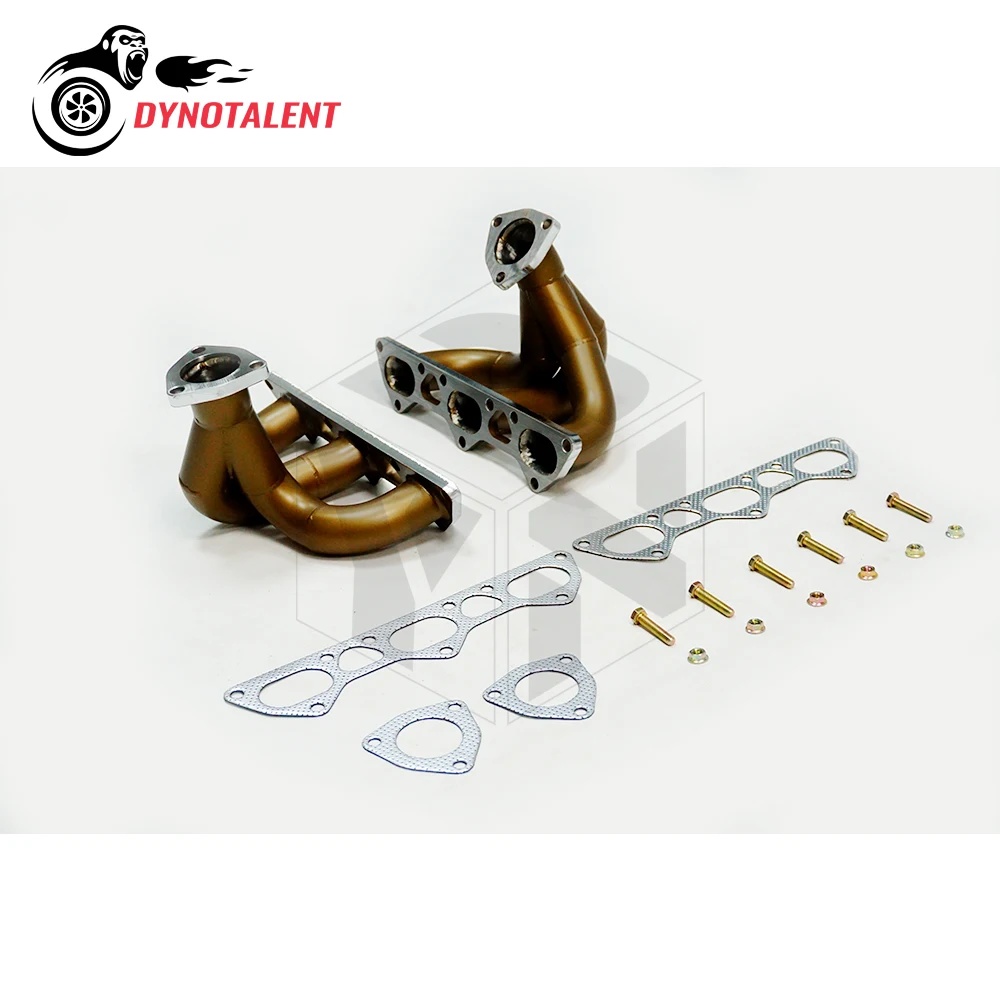 DYN RACING Ceramic Coating SS304 42MM Exhaust Manifold for Por Sche 996/997 Turbo