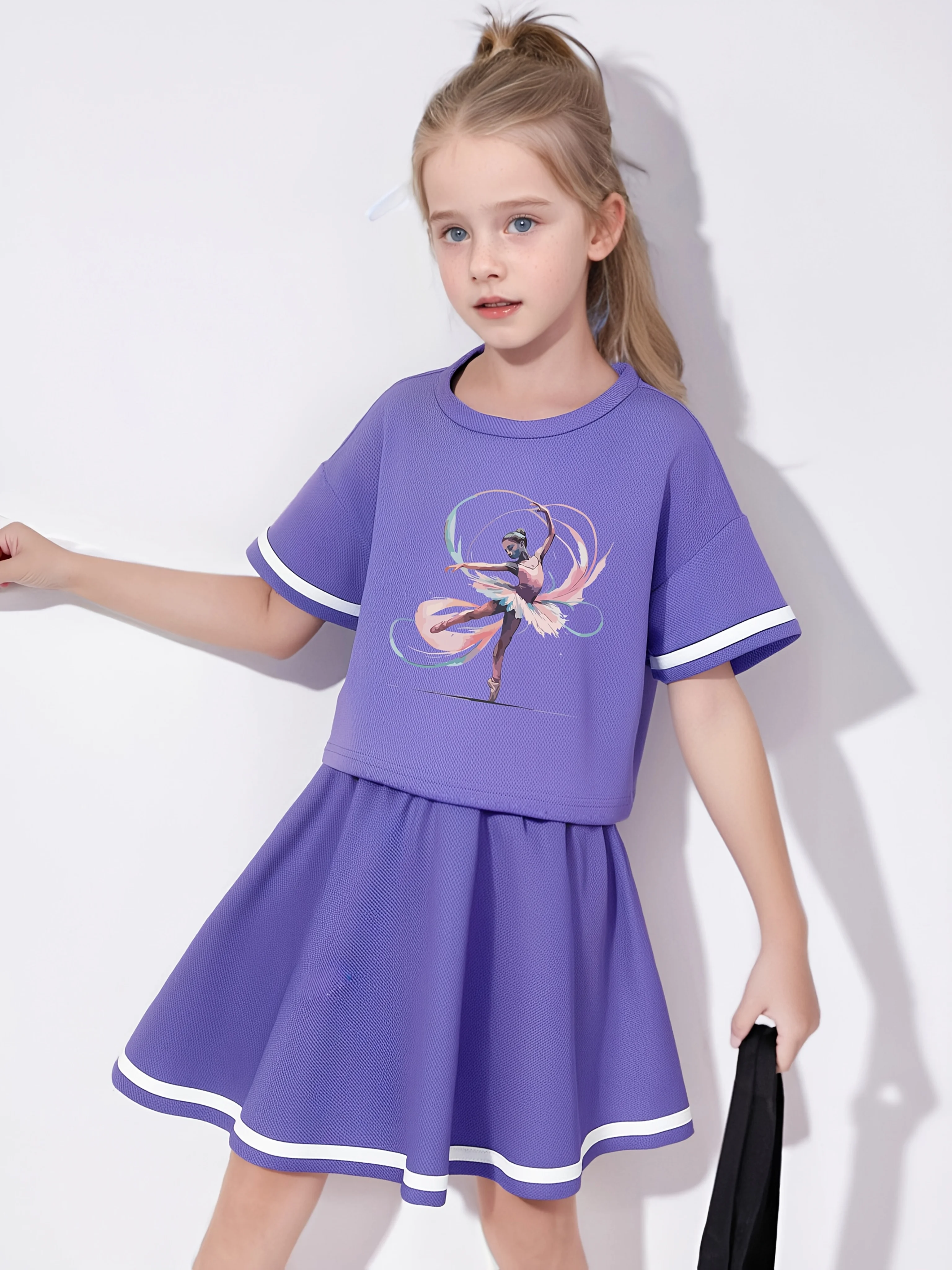 conjunto-de-camiseta-de-duas-pecas-para-meninas-de-verao-saia-plissada-estampa-de-bale-casual-e-confortavel-adequado-para-esportes-ao-ar-livre