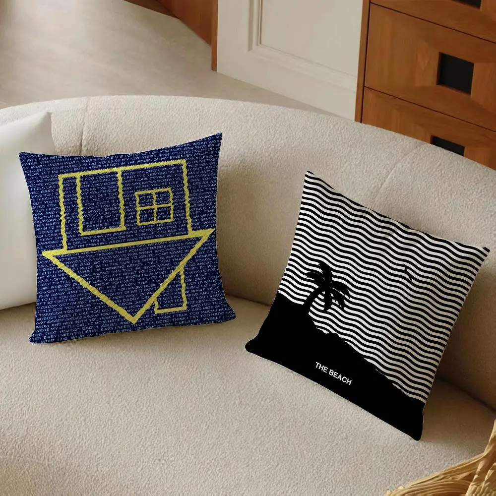 Indie Moody The Neighbourhood Cushion Cover Sofa Home Decor Living Room Accessory Holiday House Cushion Shell