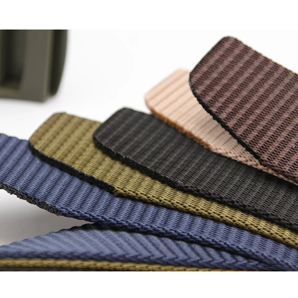 

2 pcs Canvas Belt Men Exploration Student Canvas Waist Belt Durable Adjustable Nylon Breathing Flexible Dry