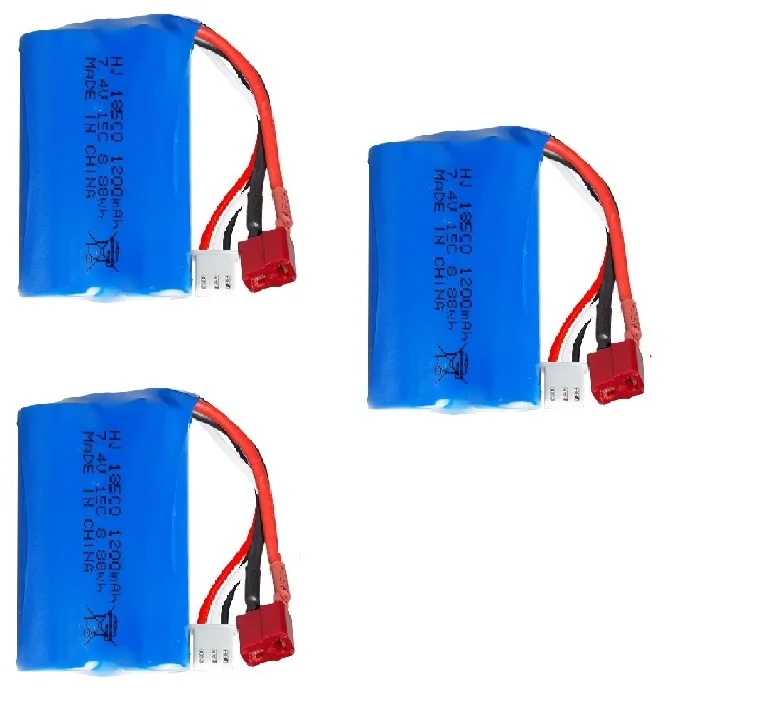 7.4 V 1200 mAH 18500 toy battery7.4V 1100mAH 15C Lipo Battery For Remote control helicopters cars boats trains toy accessory 7.4