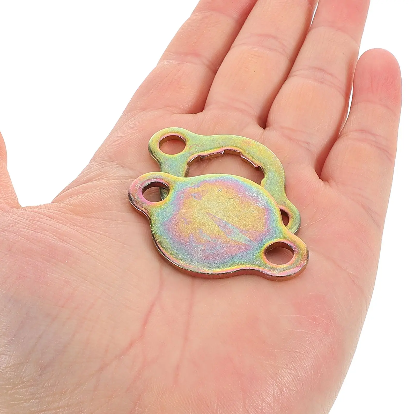 1 Set Engine Sprocket Retainer Plate Sets With Screw For Atvs Dirt Bikes Go Karts Metal Motorcycle Front Engine Sprocket