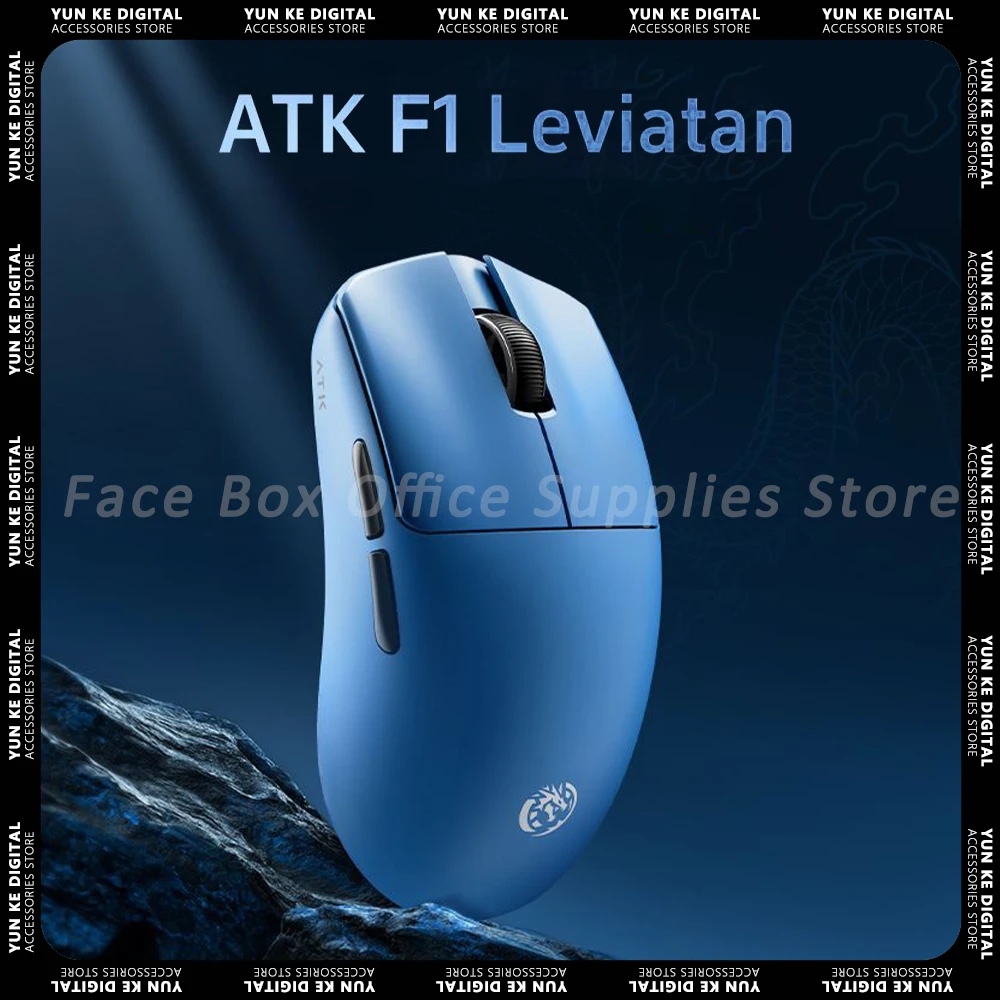 ATK Leviatan Blazing Sky F1 Mouse Dual Mode Wireles Lightweight Accessory laptop Mouse 8K Polling Rate Office Game Mice Custom