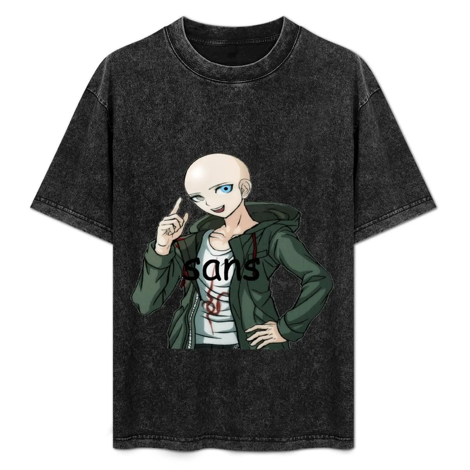 

komaeda sans T-Shirt Work Utility Short Sleeve Shirt