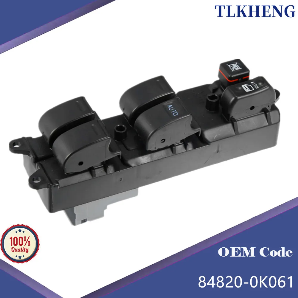 

84820-0K061 Power Window Switch Right Hand Drive 848200K061 For Toyota Hilux 2006-2015