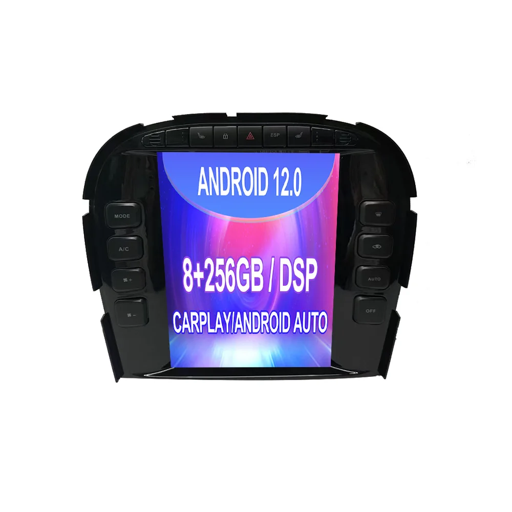 

9,7 "Android 13 256 ГБ обновленный автомобильный радиоприемник для Jaguar S-TYPE 2004-2008 Carplay GPS Navi мультимедийный плеер стерео головное устройство