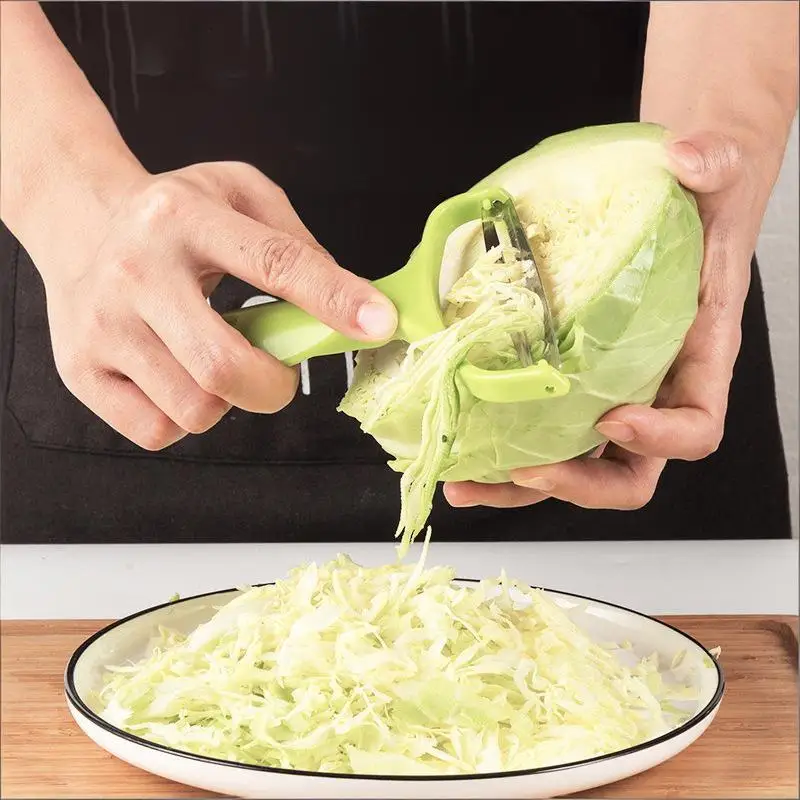 Wide Mouth Stainless Steel Vegetable Fruit Peeler Potato Slicer Cabbage Grater Salad Maker Kitchen Cooking Tools