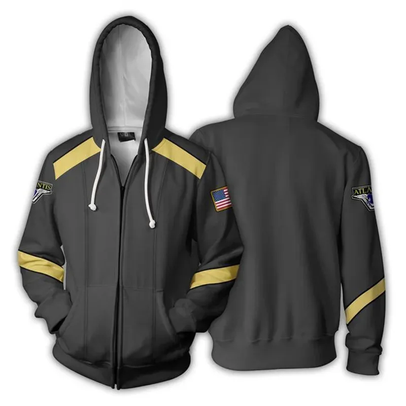 Nene 2025 Stargate SG-1 كامل البريدي رجالي موضة هوديس كول البلوز رقيقة مضحك معطف سترة للجنسين البلوز البلوز تأثيري