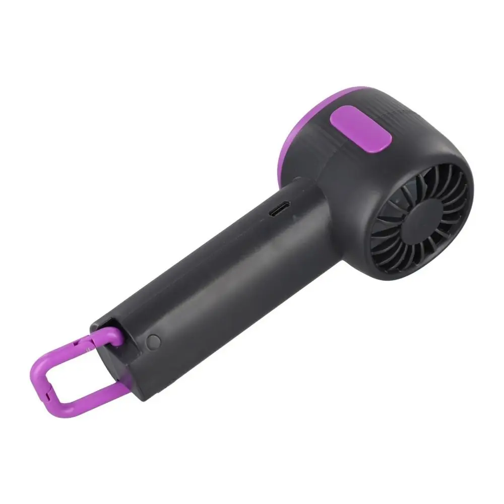 

Semiconductor Refrigeration Handheld Small Fan with Hanging Buckle High-speed Ice Compress Mini Fan LED Display Low Noise