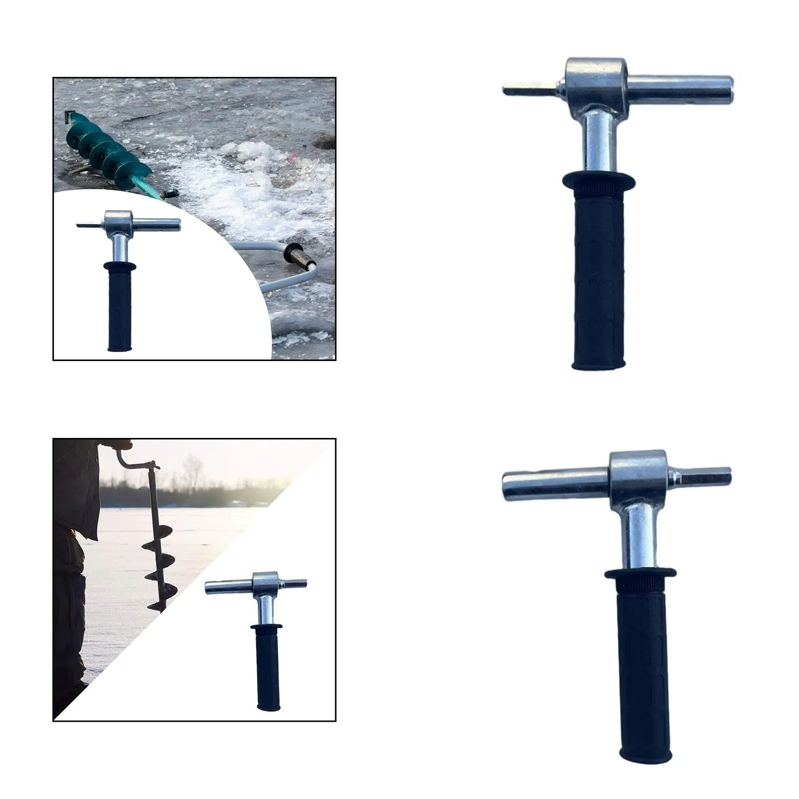 

Ice Auger Drill Adapter for Camping Setting up Ice Fishing Tent Ice Fishing