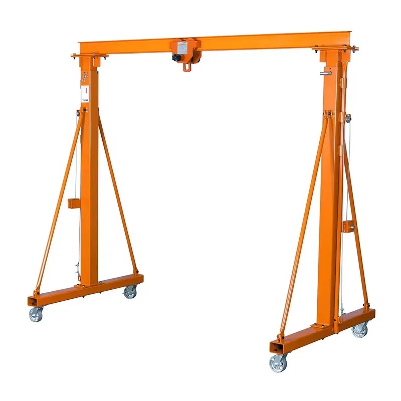 1 ton small simple portable gantry crane ex-factory price