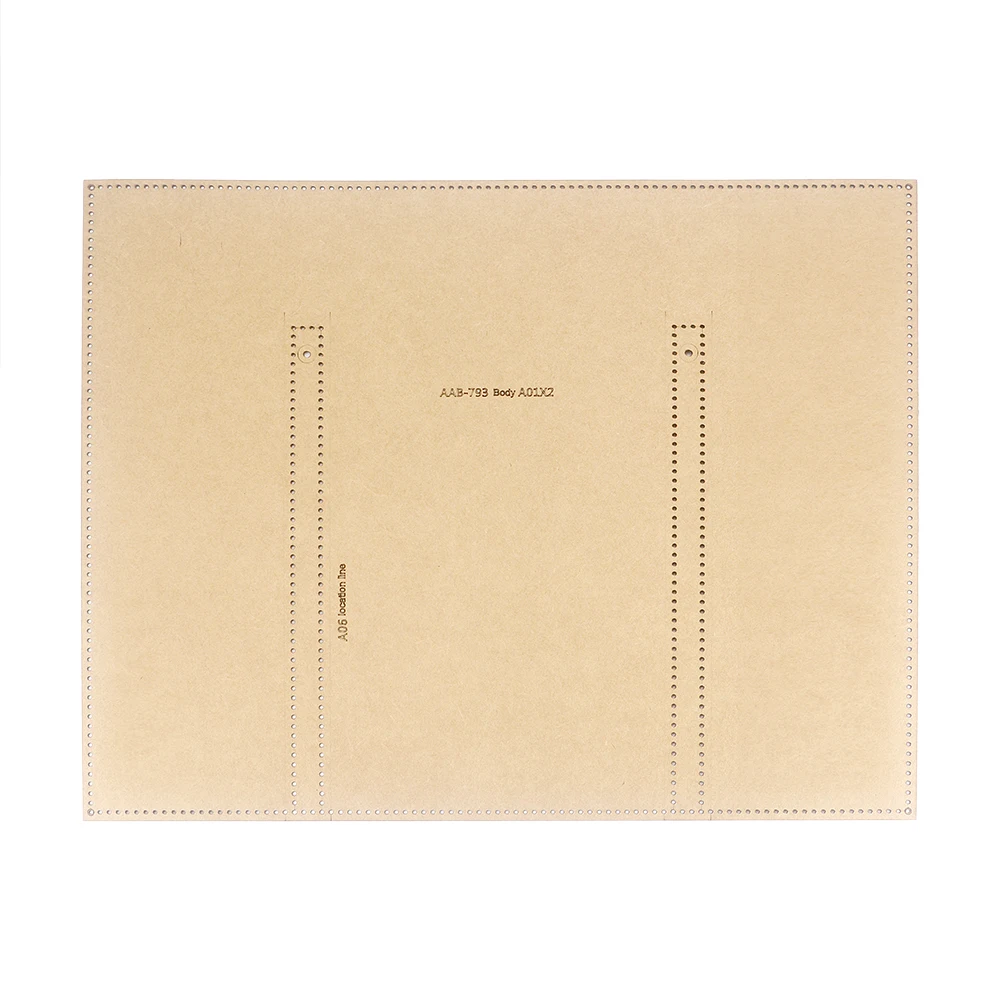 1set DIY Leather Business Bag Kraft Paper Template, Handbag Paper Pattern Drawing, Travel Bag Paper Stencil Making Mold Tool