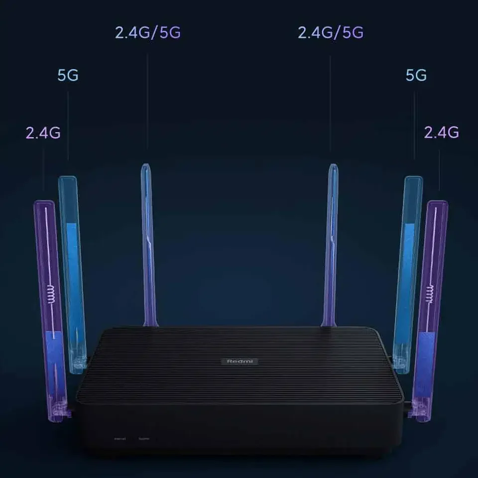 Xiaomi Redmi AX6S Router 3200 Mbps 2.4G 5GHz Mesh WIFI6 256MB Signal Amplifier WiFi Repeate Networking Extender MU-MIMO Parallel