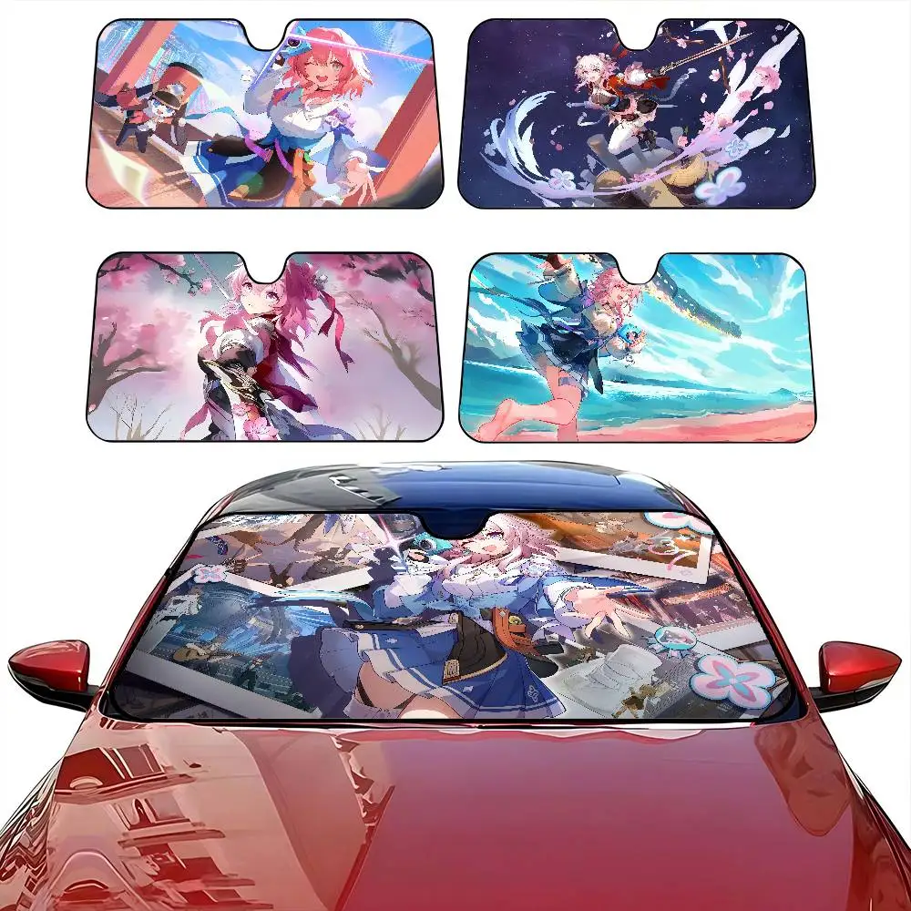 

March 7th Windshield Sun Shade For Sedans,51.2" X 27.5"Upgraded Car Sunshade For Front Windshield Visor Protector