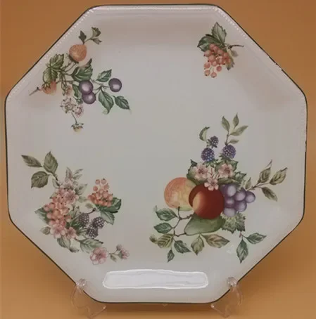 Star anise soup plate dinner plate 12 inch fish plate
