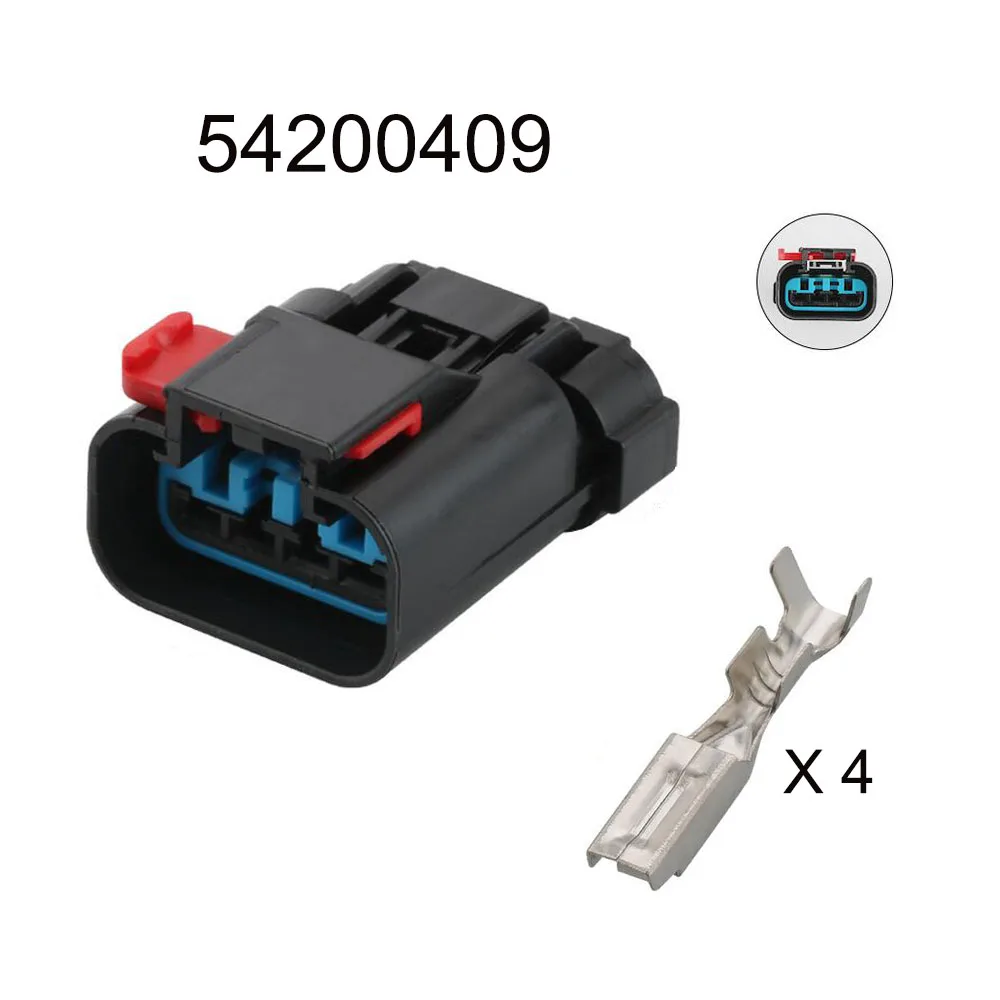 Imagem -03 - Conector Impermeável Automático Plugue Automotivo Soquete Masculino Família Terminal Seal Pin 54200413 54200409 100set