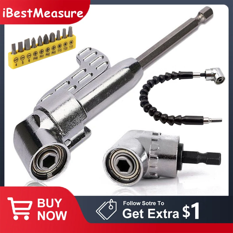 Upgrade Your Toolset with the Right Angle Drill Adapter for Only .33