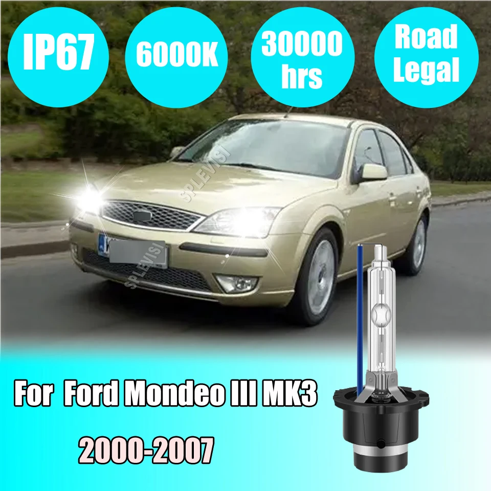 

D2S Xenon Headlight 35W 4500LM unparalleled visibility For Ford Mondeo III MK3 2000-2007 2000 2001 2002 2003 2004 2005 2006 2007