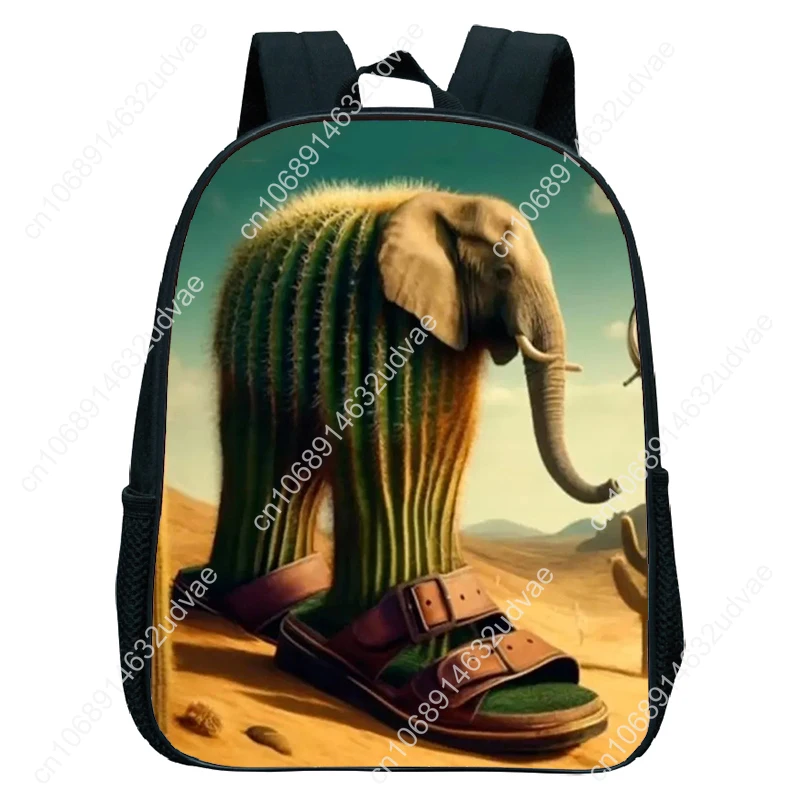 Italian Brainrot Backpack Toddler Boys Kindergarten Bag Cartoon Cappuccino Saaassino School Bags Boys Girls Animals Bookbag Gift