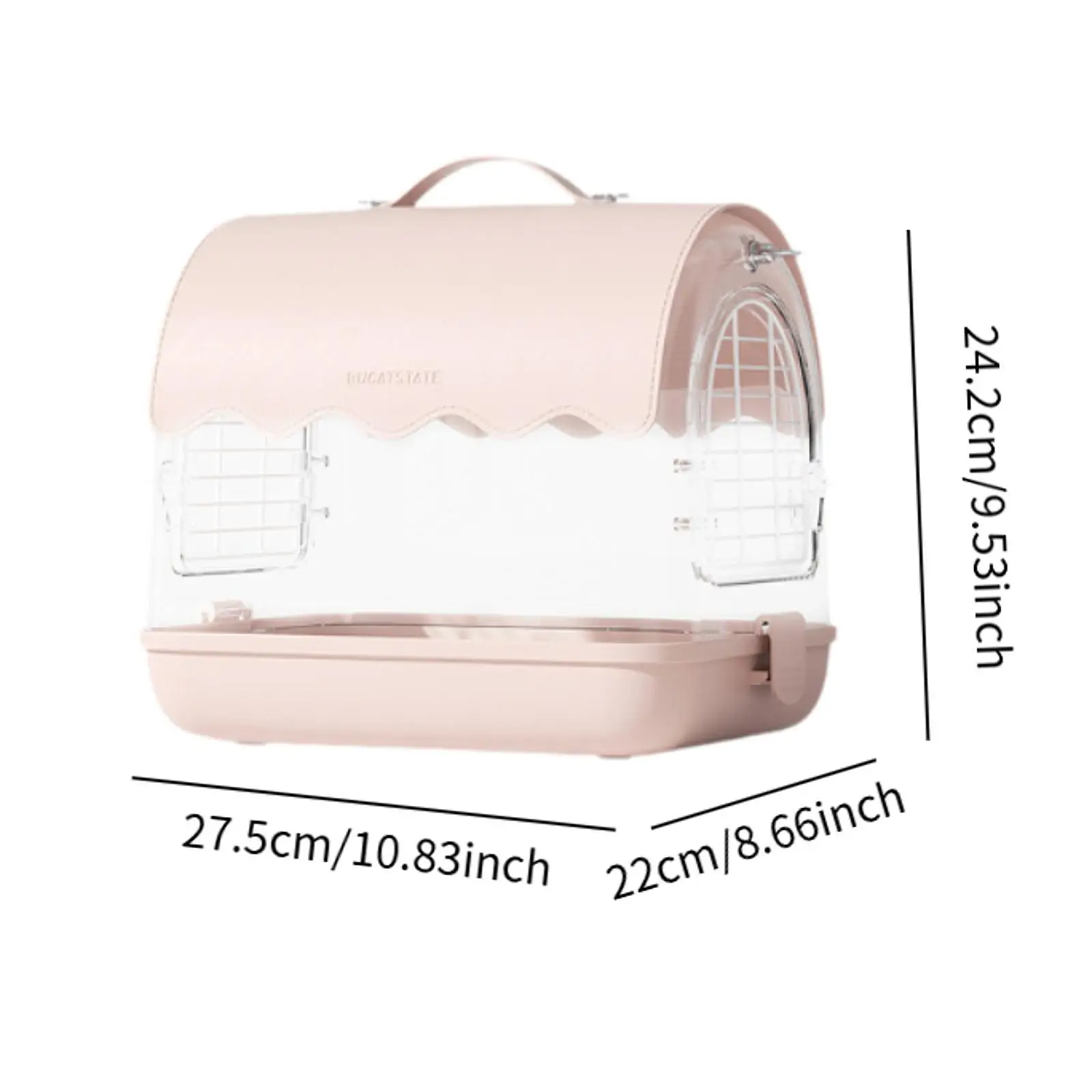 Travel Bird Cage Bag Portable with Shoulder Straps Breathable Hamster Cage for Parrot Small Birds Budgies Parakeets Parrots
