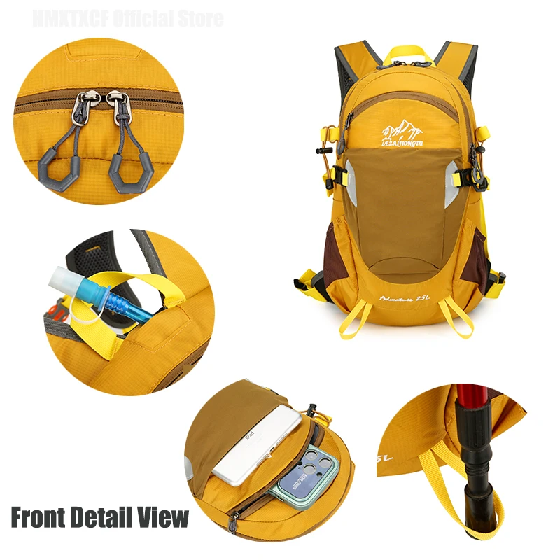 Outdoor wandelen bergbeklimmen tas met grote capaciteit en afneembare draagbeugel Camping reistas voor mannen en vrouwen