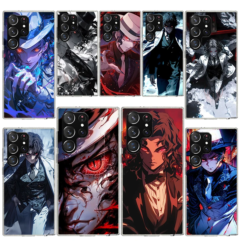 Чехол для телефона Kibutsuji Muzan Demon Slayers для Samsung Galaxy S25 S24 S23 Ultra S22 S21 Plus S20 FE S10 S25Edge S25U Silicone Fund