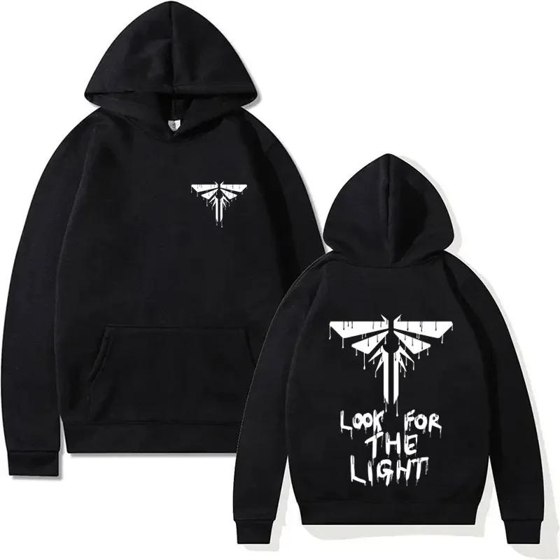 

Pop The Last Of Us Look For The Light Hoodies Fashion Oversized Hoodie Comfort Long Sleeve Casual Pop Style Pullover Men's Clot