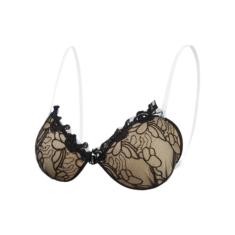 سميكة الدانتيل لاصق حمالة الصدر رفع البرازيلي قابلة لإعادة الاستخدام الحلمة الشريط الذاتي لاصق سيليكون الصدر التصحيح #2