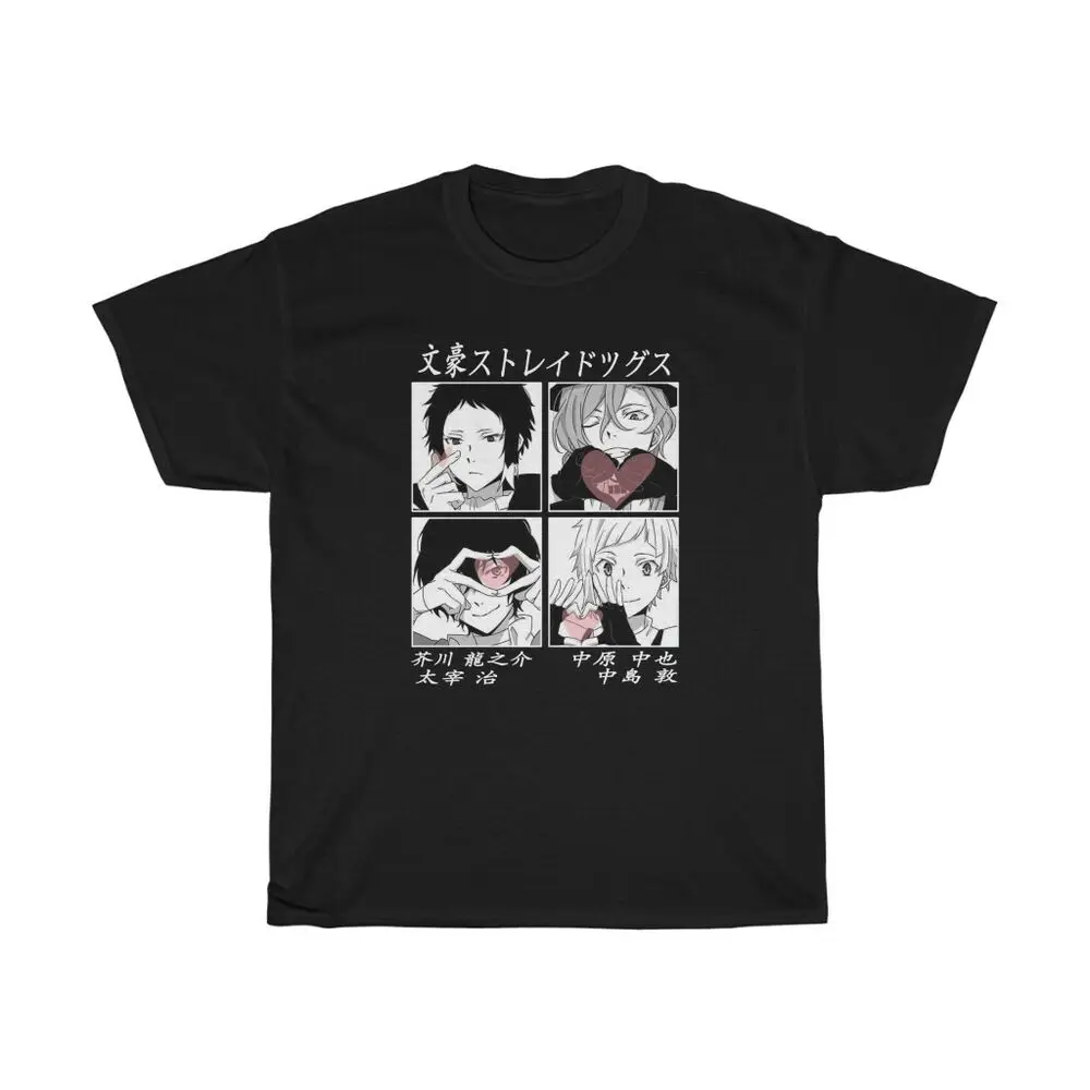 Bungou Stray Dogs Shirt,Dazai Osamu,Nakahara Chuuya,Nakajima Atsushi,Akutagawa