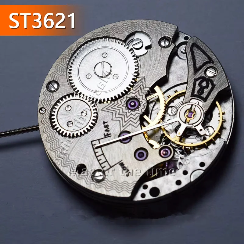 Productos genuinos Seagull movimiento Manual St3621 ajuste fino 6 puntos pequeño segundo ajuste Eta6498 accesorios de reloj