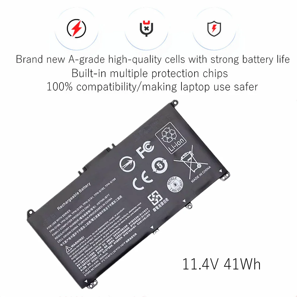 HT03XL Laptop battery For HP HSTNN-LB8L HSTNN-DB8R HSTNN-LB8M HSTNN-IB8O HSTNN-DB8S L11421-421 L11421-422 L11421-2D1 L11421-1C1