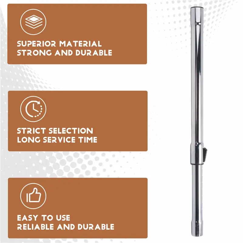【NEW A39M】 Metal Telescopic Pipe Straight Tube Extension Tube For All Type Vacuum Cleaner Accessories Parts Not Brush Filter