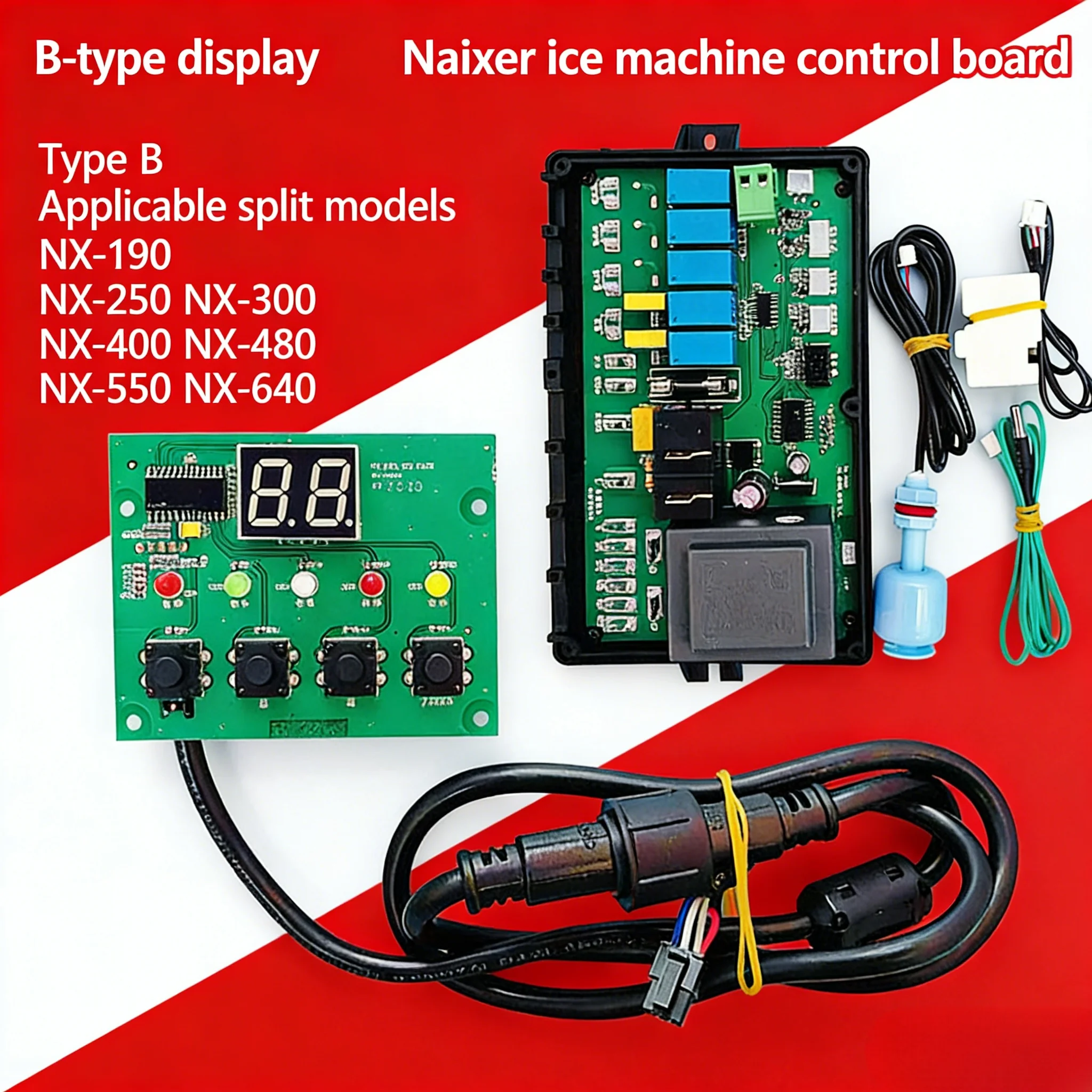 

Комплектующие и запчасти для льдогенераторов: плата управления 80, плата управления для машины для производства гранулированного льда 300 Sorrento, аксессуары для льдогенераторов, материнская плата, плата управления.